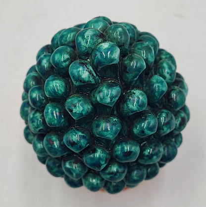 Handcrafted Ceramic Pine Cone - A Stunning Art Piece for Home Decor Enthusiasts and Italian Pottery Collectors