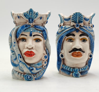 Teste di Moro 15cm Ceramic Delights of Ceramica di Caltagirone