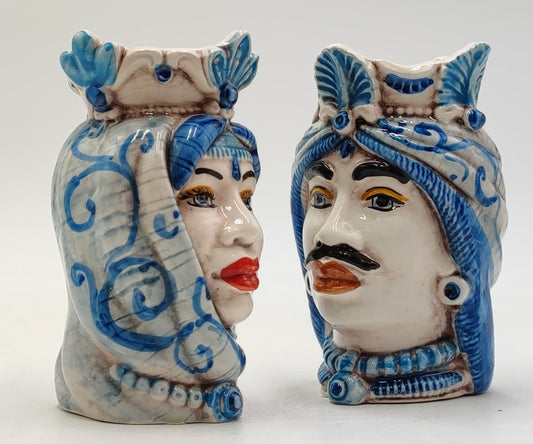 Teste di Moro 15cm Ceramic Delights of Ceramica di Caltagirone