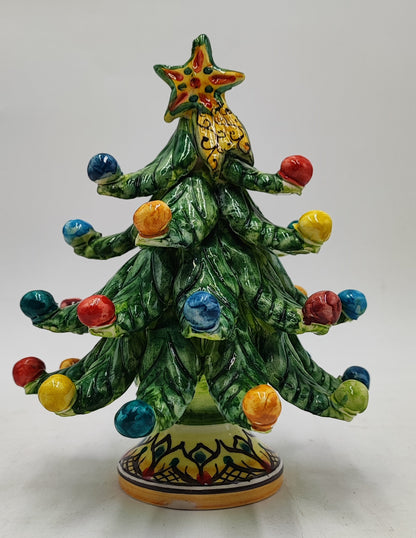 Ceramica di Caltagirone Christmas Tree 21 CM  18CM 27 CM