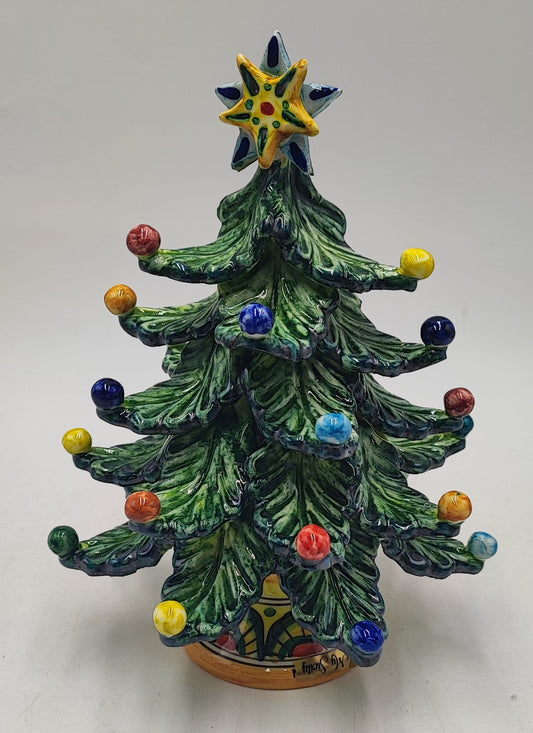 Ceramica di Caltagirone Christmas Tree 21 CM  18CM 27 CM