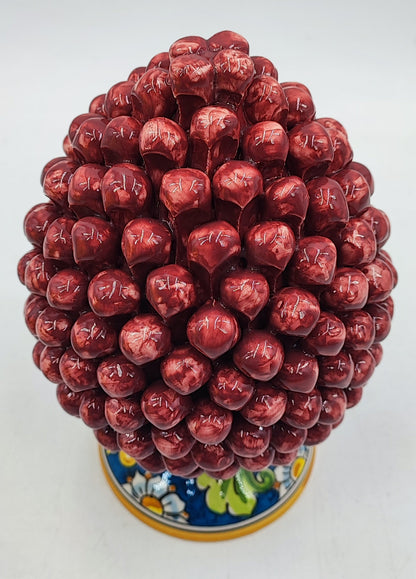 Rustic Sicilian Pine Cone Decor – 27 cm