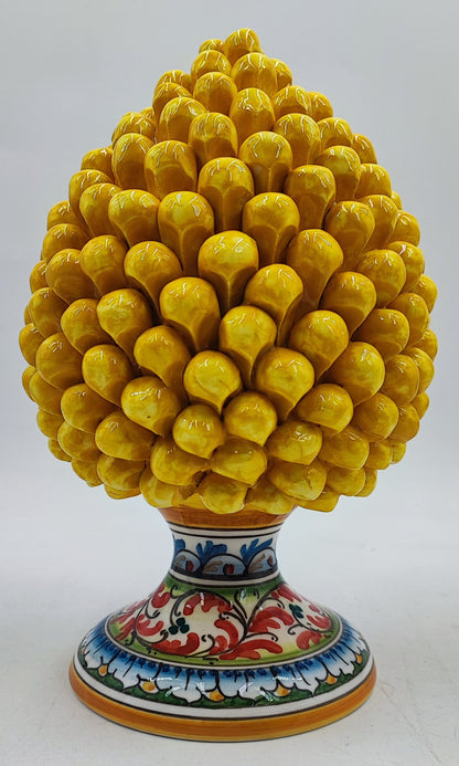 Rustic Sicilian Pine Cone Decor – 27 cm