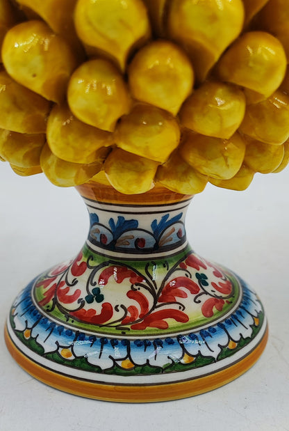 Rustic Sicilian Pine Cone Decor – 27 cm