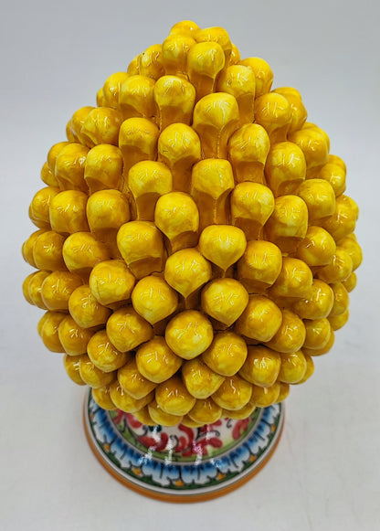 Rustic Sicilian Pine Cone Decor – 27 cm