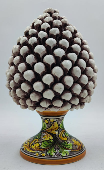 Rustic Sicilian Pine Cone Decor – 27 cm