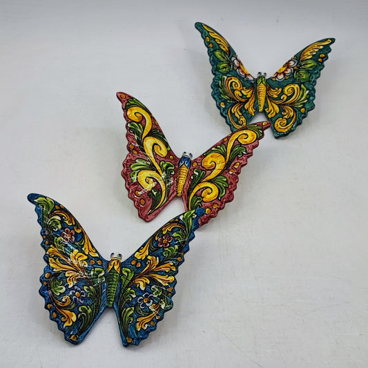 Sicilian Butterfly Wall Decor Set