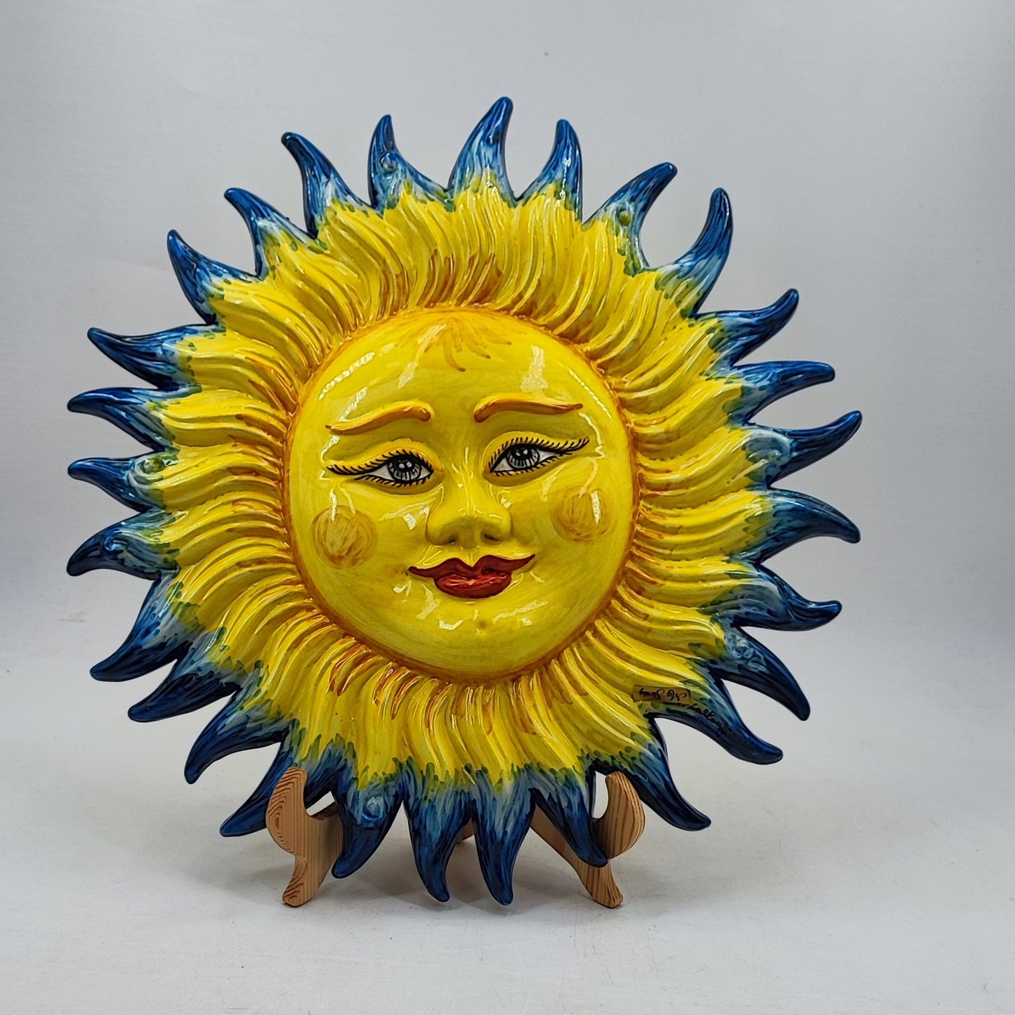 Baroque Sicilian Sun Wall Art – 44 cm