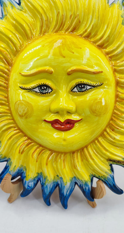 Baroque Sicilian Sun Wall Art – 44 cm