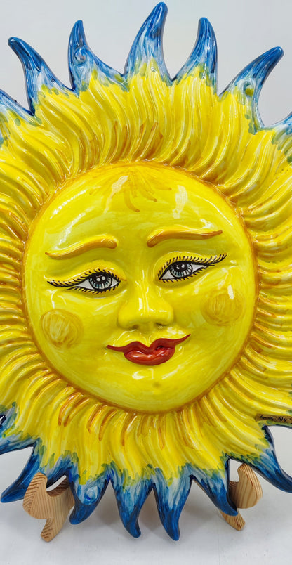 Baroque Sicilian Sun Wall Art – 44 cm