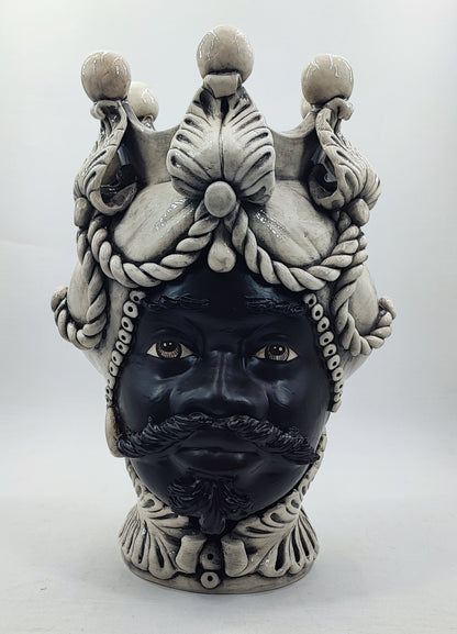 Regal Sicilian Moorish Heads – 42/43 cm