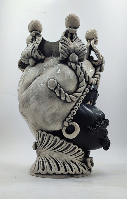 Regal Sicilian Moorish Heads – 42/43 cm