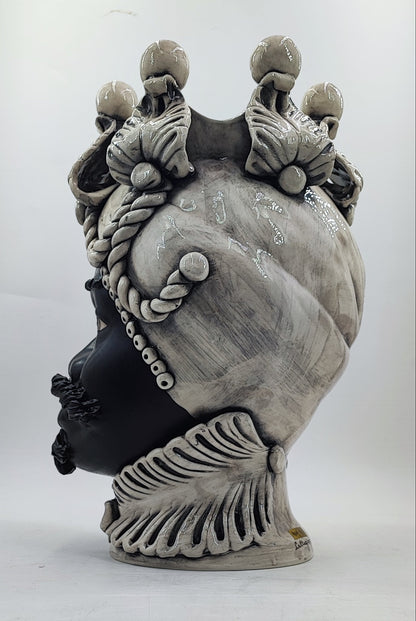 Regal Sicilian Moorish Heads – 42/43 cm