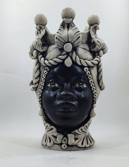 Regal Sicilian Moorish Heads – 42/43 cm
