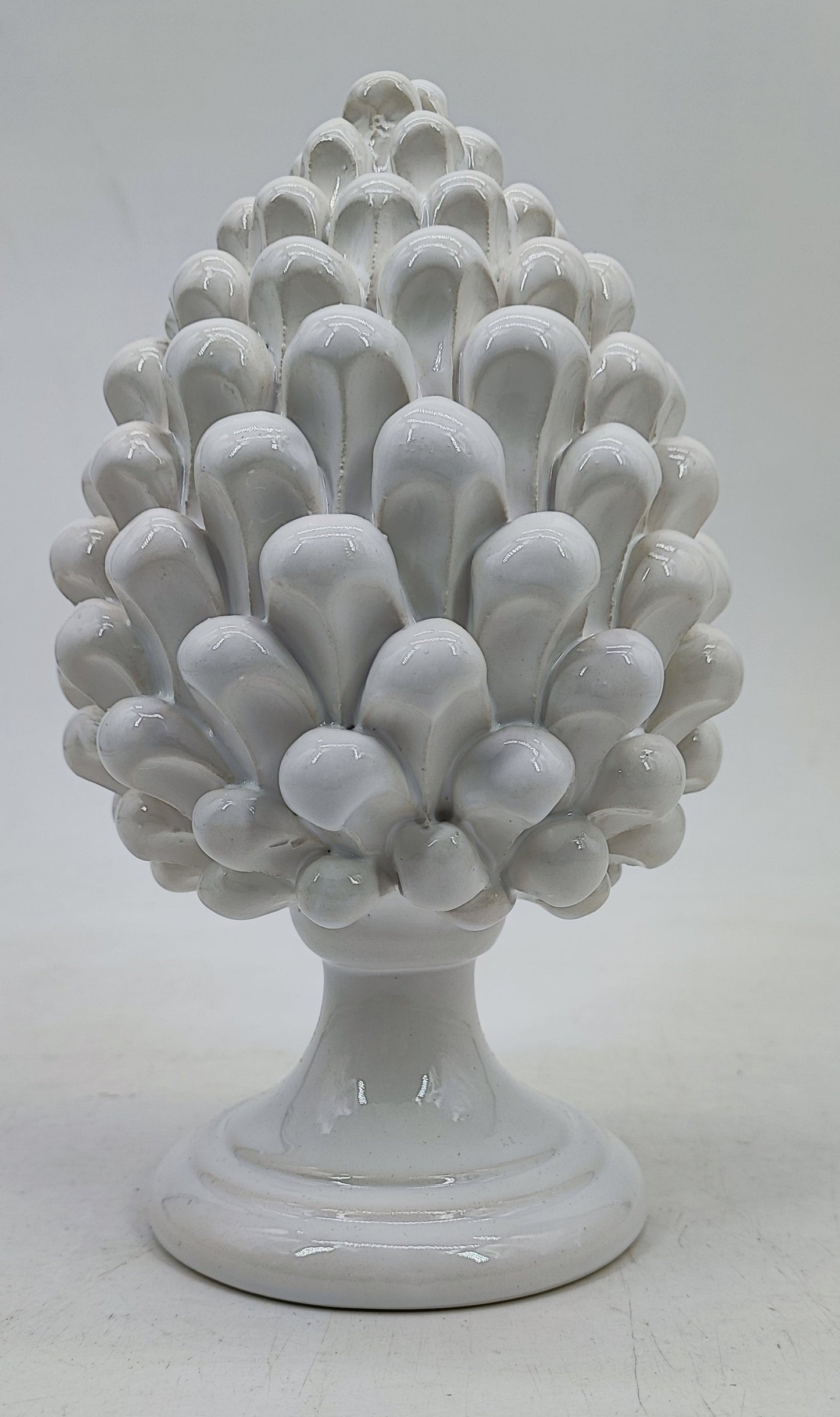 Handmade Sicilian Ceramic Pine Cone – Italian Pigna Good Luck Home Decor