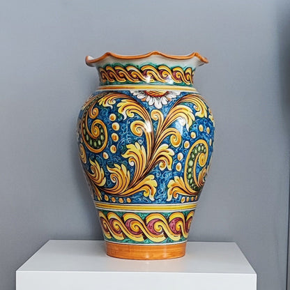 Caltagirone decorative umbrella stand
