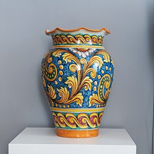Caltagirone decorative umbrella stand