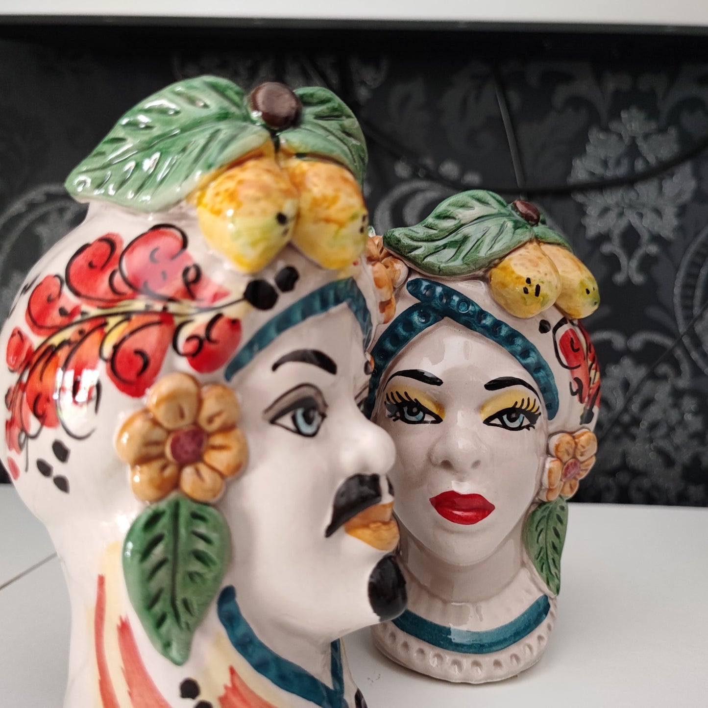 sicilian head vase for sale 