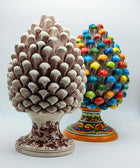 Handcrafted sicilian ceramic Pinecone