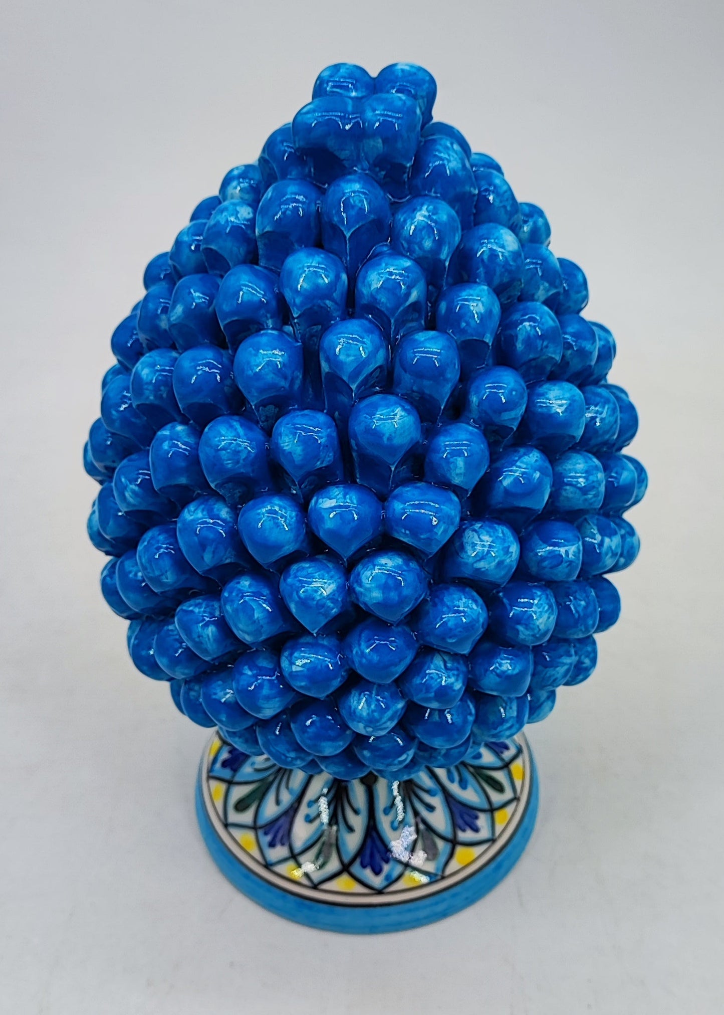 Large Handmade Sicilian Ceramic Pine Cone – Italian Pigna Home Decor