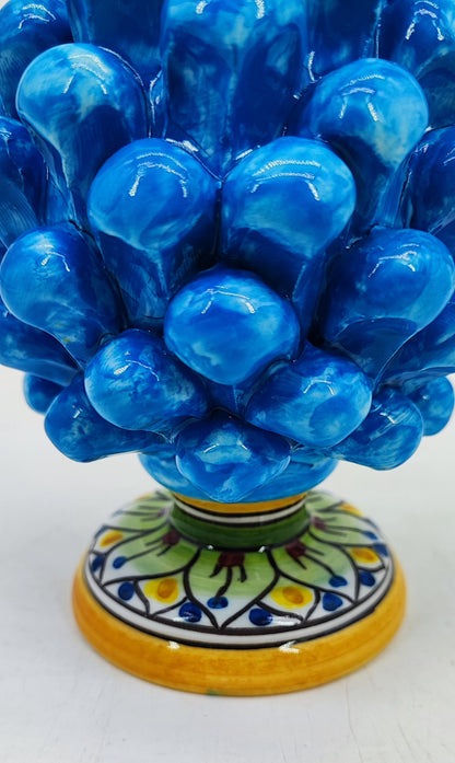 Handmade Sicilian Ceramic Pine Cone – Italian Pigna Good Luck Home Decor