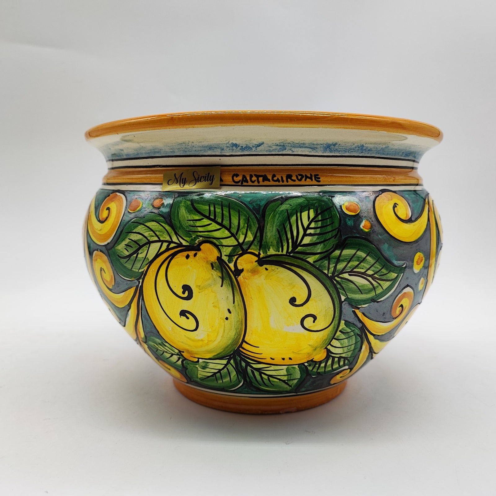 Sicilian Ceramic Vase 