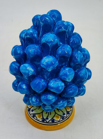 Handmade Sicilian Ceramic Pine Cone – Italian Pigna Good Luck Home Decor