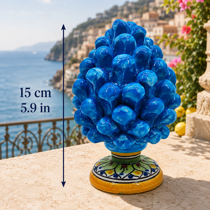 Handmade Sicilian Ceramic Pine Cone – Italian Pigna Good Luck Home Decor