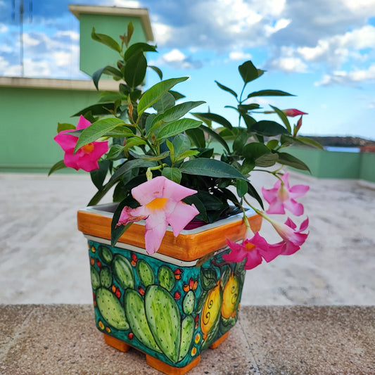 Sicilian ceramic vase Holder