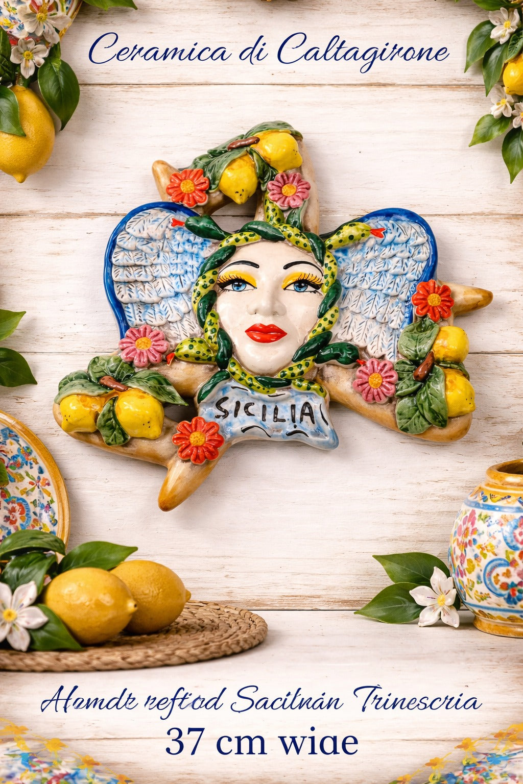 Trinacria Wall Decor – 37 cm