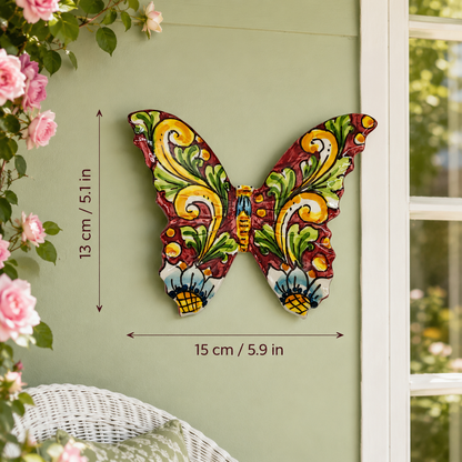 decorazioni-parete-farfalle-ceramica-siciliana