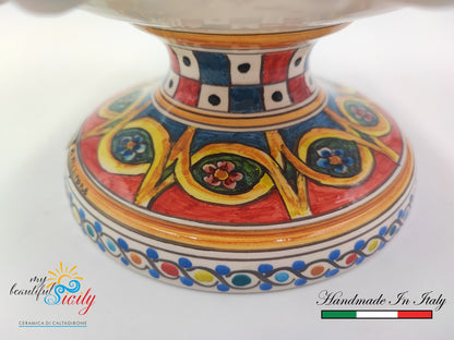 Table centre in Caltagirone pigna stile DIA. 30CM