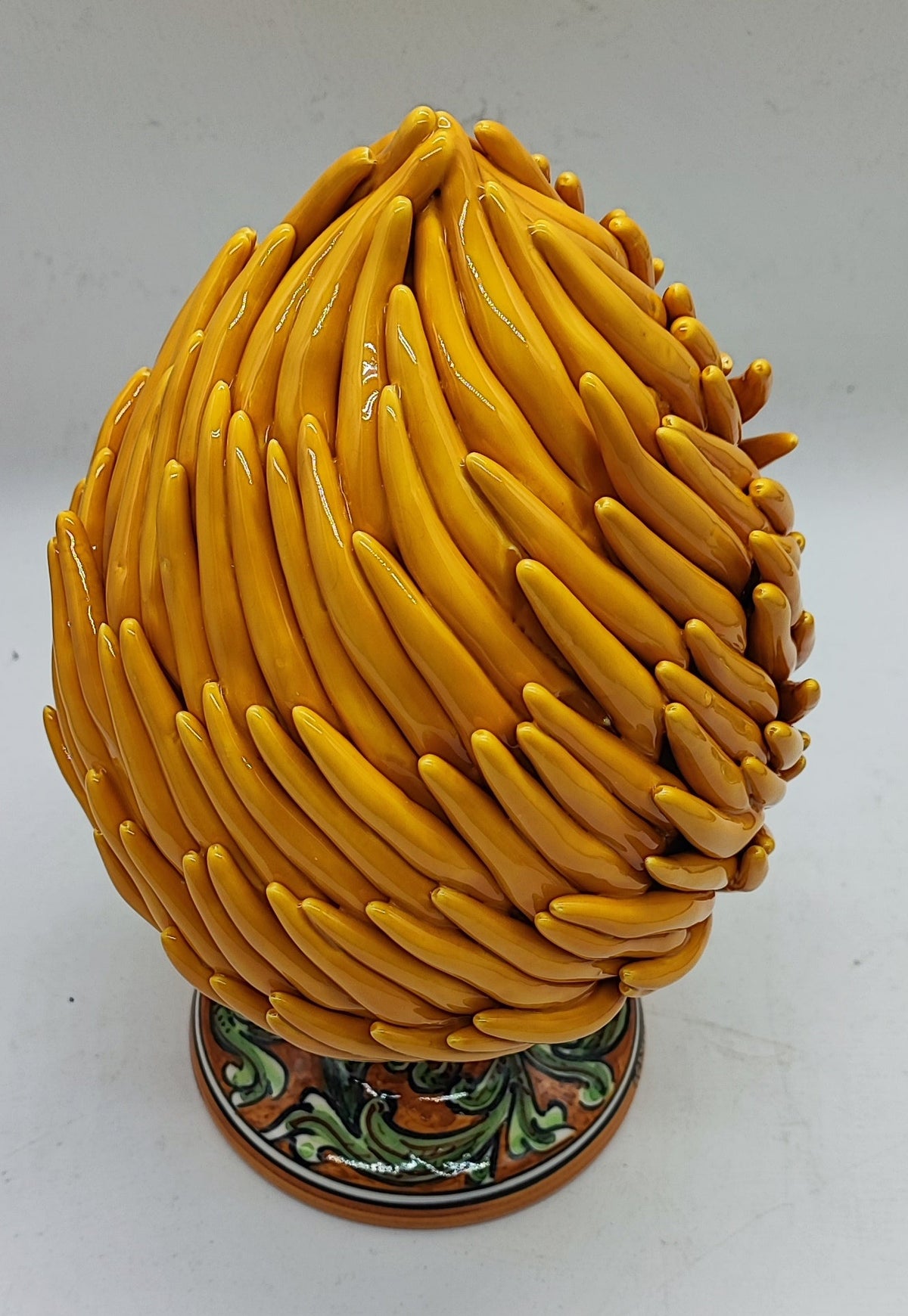 Handcrafted Italian ceramic Pigna Siciliana made in Sicily