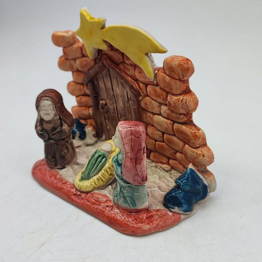 presepe in ceramica di caltagirone